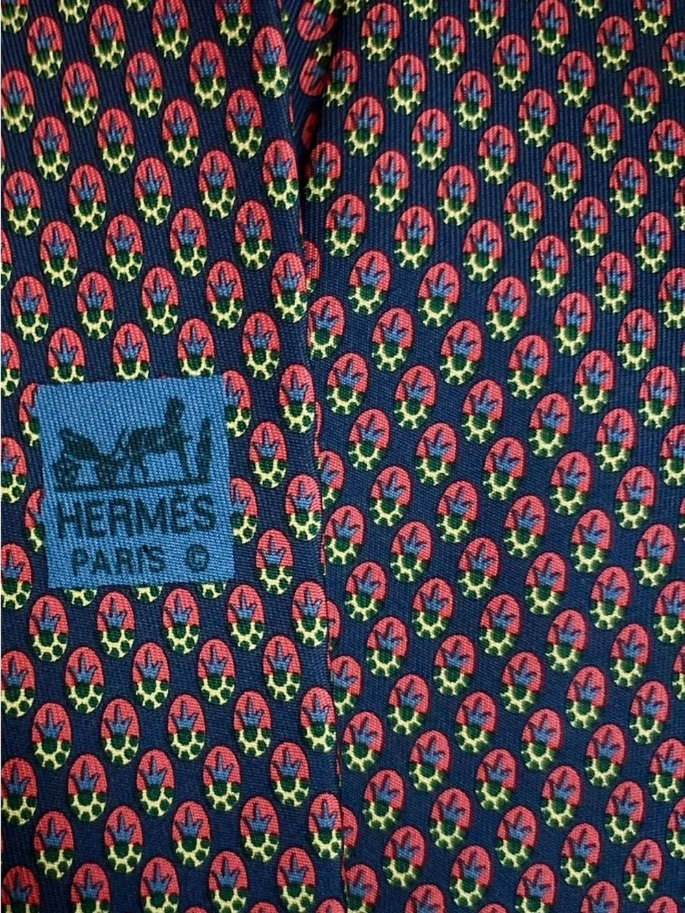 HERMÈS silk tie - Picture 4 of 7